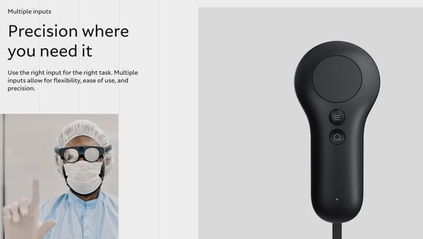 Magic Leap 2 Multiple input options