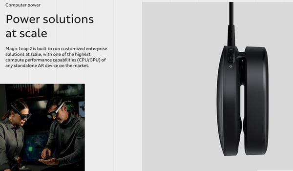 Magic Leap 2 High Compute power 