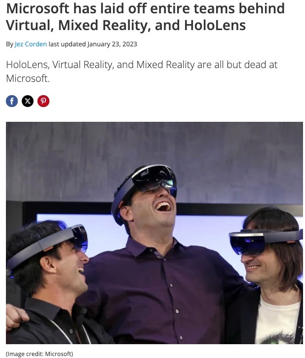 Microsoft Bloomberg Job Cuts