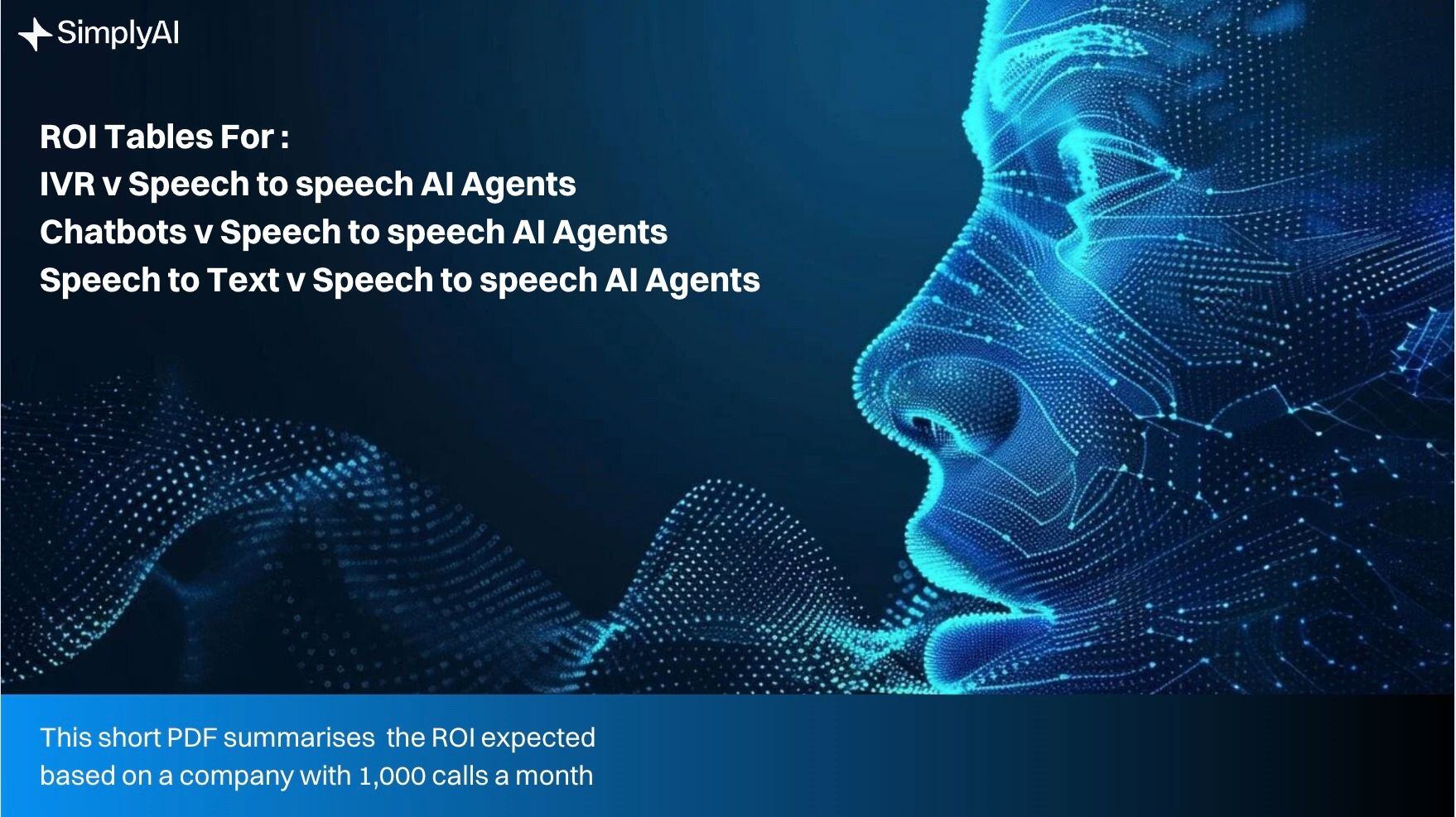ROI report IVR, Chatbot, Speech to Text V Speech to Speech AI Agents 