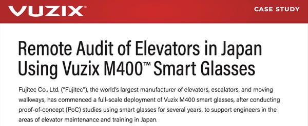 Vuzix M400 Medical Case Study 